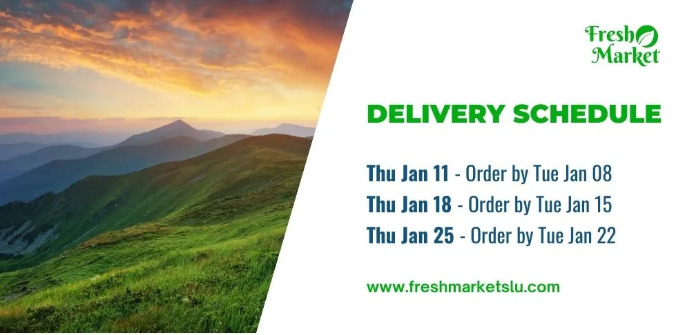 Delivery Dates January 2024